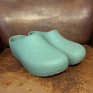 CROCS Mint Green Clogs M9/W11